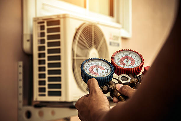 Professional Hvac Installation technician working in Firestone, CO